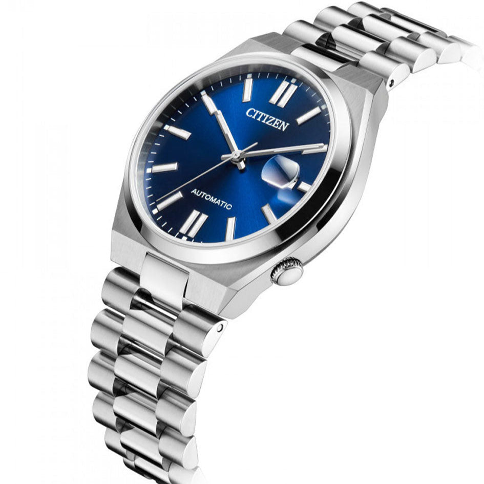  Shop Authentic Citizen Tsuyosa Automatic Blue Dial Silver Steel Strap Watch For Men - NJ0150-81L - Luxxuri