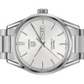  Shop Authentic Tag Heuer Carrera Calibre 5 Automatic White Dial Silver Steel Strap Watch for Men - WAR201B.BA0723 - Luxxuri