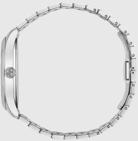  Shop Authentic Gucci G Timeless Quartz Mother of Pearl Pink Dial Silver Steel Strap Watch for Women - YA1264166 - Luxxuri