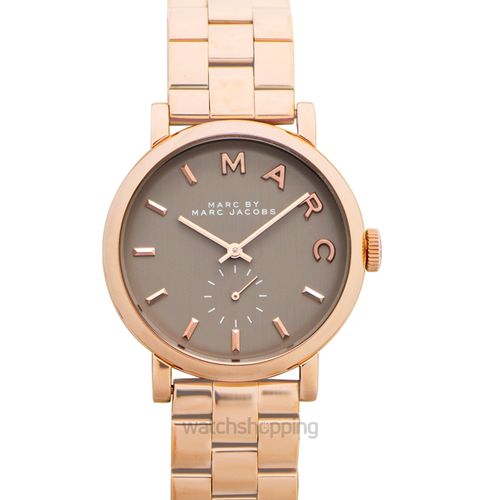  Shop Authentic Marc Jacobs Baker Brown Dial Rose Gold Steel Strap Watch for Women - MBM8632 - Luxxuri
