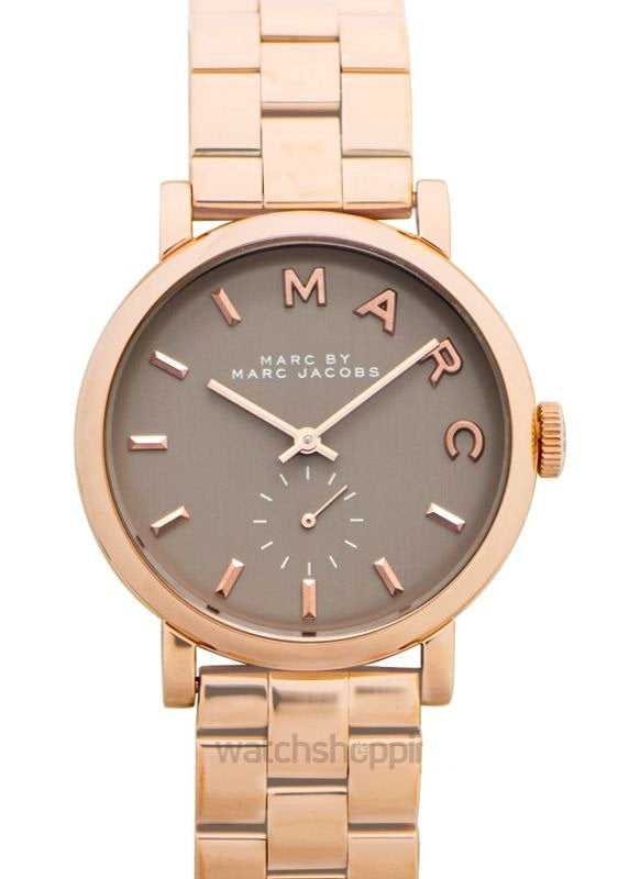  Shop Authentic Marc Jacobs Baker Brown Dial Rose Gold Steel Strap Watch for Women - MBM8632 - Luxxuri