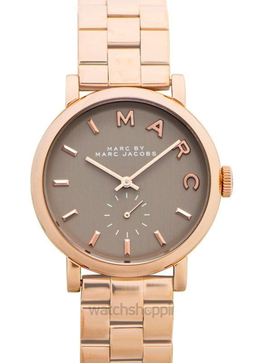  Shop Authentic Marc Jacobs Baker Brown Dial Rose Gold Steel Strap Watch for Women - MBM8632 - Luxxuri