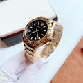  Shop Authentic Versace Hellenyium Quartz Black Dial Gold Steel Strap Watch For Men - VE3A00820 - Luxxuri