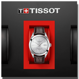  Shop Authentic Tissot Gentleman Powermatic 80 Silicium Silver Dial Brown Leather Strap Watch For Men - T127.407.16.031.01 - Luxxuri