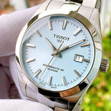  Shop Authentic Tissot Gentleman Powermatic 80 Silicium Ice Blue Silver Steel Strap Watch For Men - T127.407.11.351.00 - Luxxuri