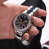  Shop Authentic Guess Edge Chronograph Black Dial Silver Steel Strap Watch For Men - GW0539G1 - Luxxuri