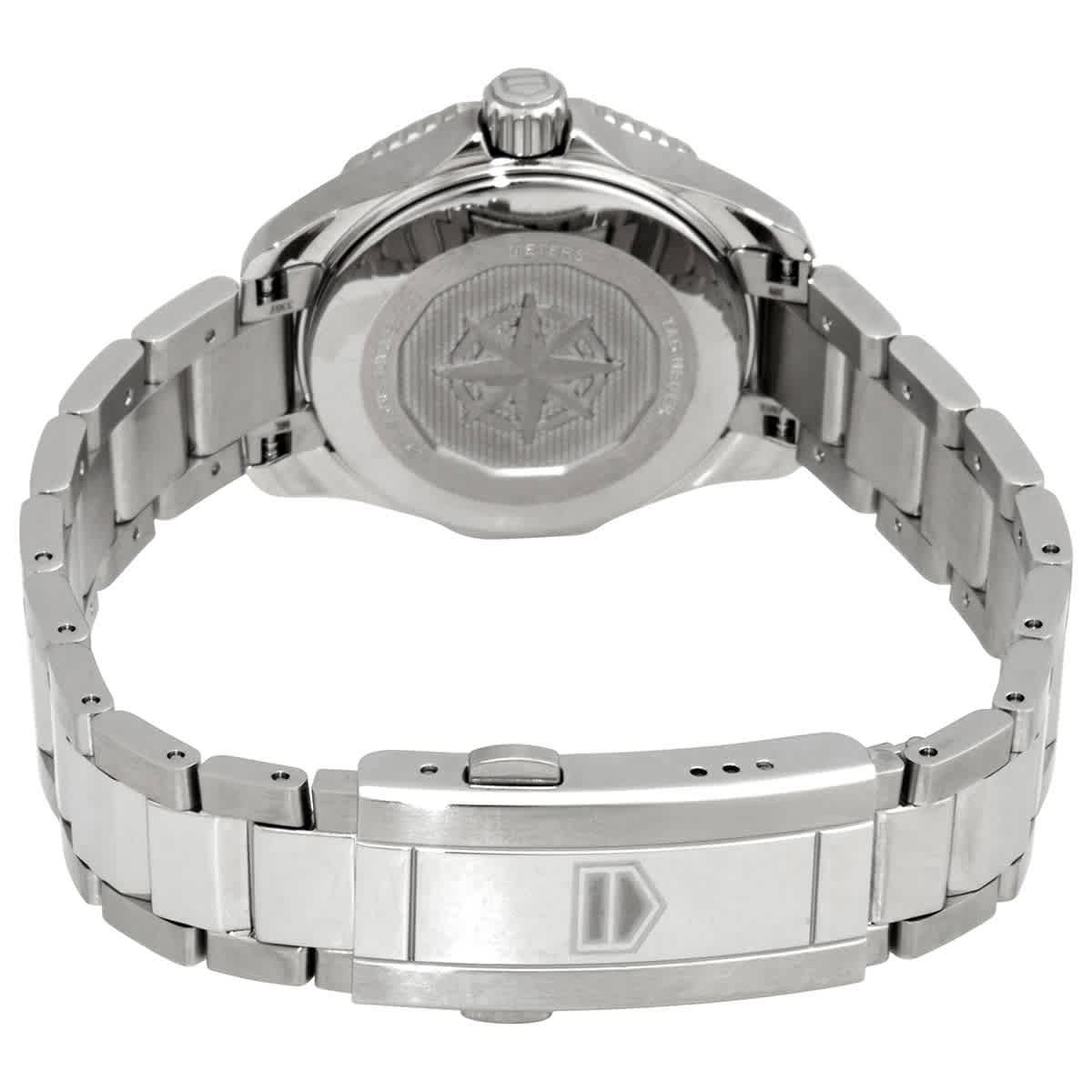 Tag Heuer Aquaracer Professional 200 Quartz Black Dial Silver Steel Strap Watch for Women - WBP1410.BA0622