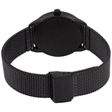  Shop Authentic Calvin Klein Minimal Black Dial Black Mesh Bracelet Watch for Women - K3M5245X - Luxxuri