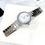  Shop Authentic Movado Edge Silver Dial Silver Steel Strap Watch for Women - 3680012 - Luxxuri