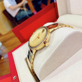  Shop Authentic Movado Edge Gold Dial Gold Steel Strap Watch for Women - 3680014 - Luxxuri