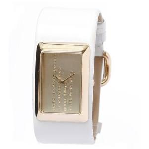  Shop Authentic Marc Jacobs Champagne Dial White Leather Strap Watch for Women - MBM2043 - Luxxuri