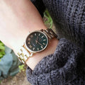  Shop Authentic Marc Jacobs Baker Green Dial Gold Steel Strap Watch for Women - MBM3249 - Luxxuri
