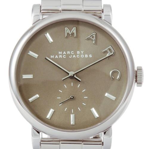 Marc Jacobs Baker Brown Dial Silver Steel Strap Watch For Women - MBM3329