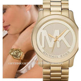  Shop Authentic Michael Kors Runway Gold Dial Gold Steel Strap Watch for Women - MK5473 - Luxxuri