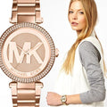  Shop Authentic Michael Kors Parker Rose Gold Dial Rose Gold Steel Strap Watch for Women - MK5865 - Luxxuri