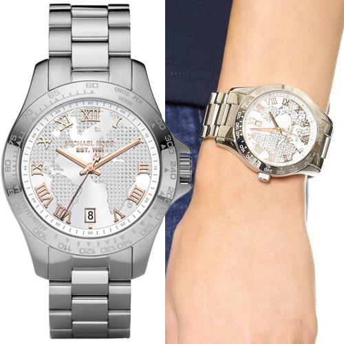  Shop Authentic Michael Kors Layton Silver Dial Silver Steel Strap Watch for Women - MK5958 - Luxxuri