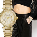 Shop Authentic Michael Kors Parker White Dial Gold Steel Strap Watch for Women - MK6056 - Luxxuri