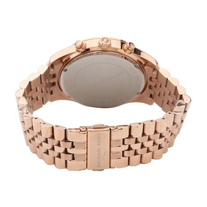  Shop Authentic Michael Kors Lexington Chronograph White Dial Rose Gold Steel Strap Watch For Women - MK8313 - Luxxuri