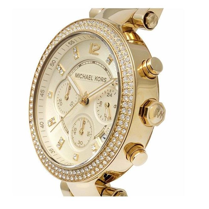  Shop Authentic Michael Kors Parker Gold Dial Gold Steel Strap Watch for Women - MK5632 - Luxxuri