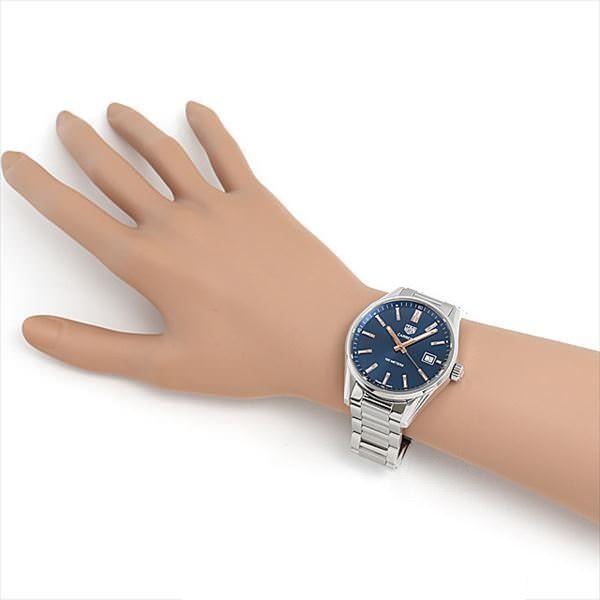  Shop Authentic Tag Heuer Carrera Quartz Blue Dial Silver Steel Strap Watch for Women - WAR1112.BA0601 - Luxxuri