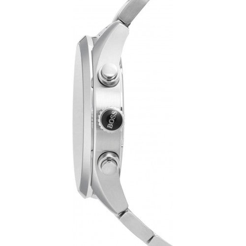  Shop Authentic Hugo Boss Grand Prix Black Dial Silver Steel Strap Watch for Men - 1513477 - Luxxuri