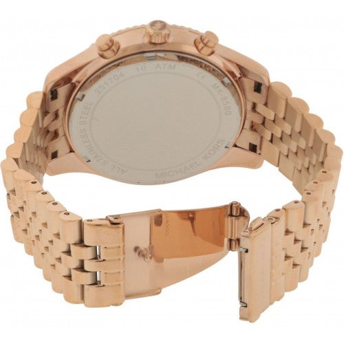  Shop Authentic Michael Kors Lexington Rose Gold Dial Rose Gold Stainless Steel Strap Watch for Men - MK8580 - Luxxuri