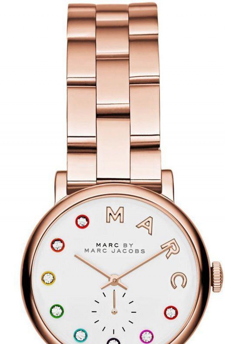  Shop Authentic Marc Jacobs Baker Dexter White Dial Rose Gold Steel Strap Watch for Women - MBM3443 - Luxxuri