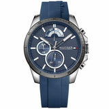  Shop Authentic Tommy Hilfiger Decker Quartz Blue Dial Blue Rubber Strap Watch for Men - 1791350 - Luxxuri