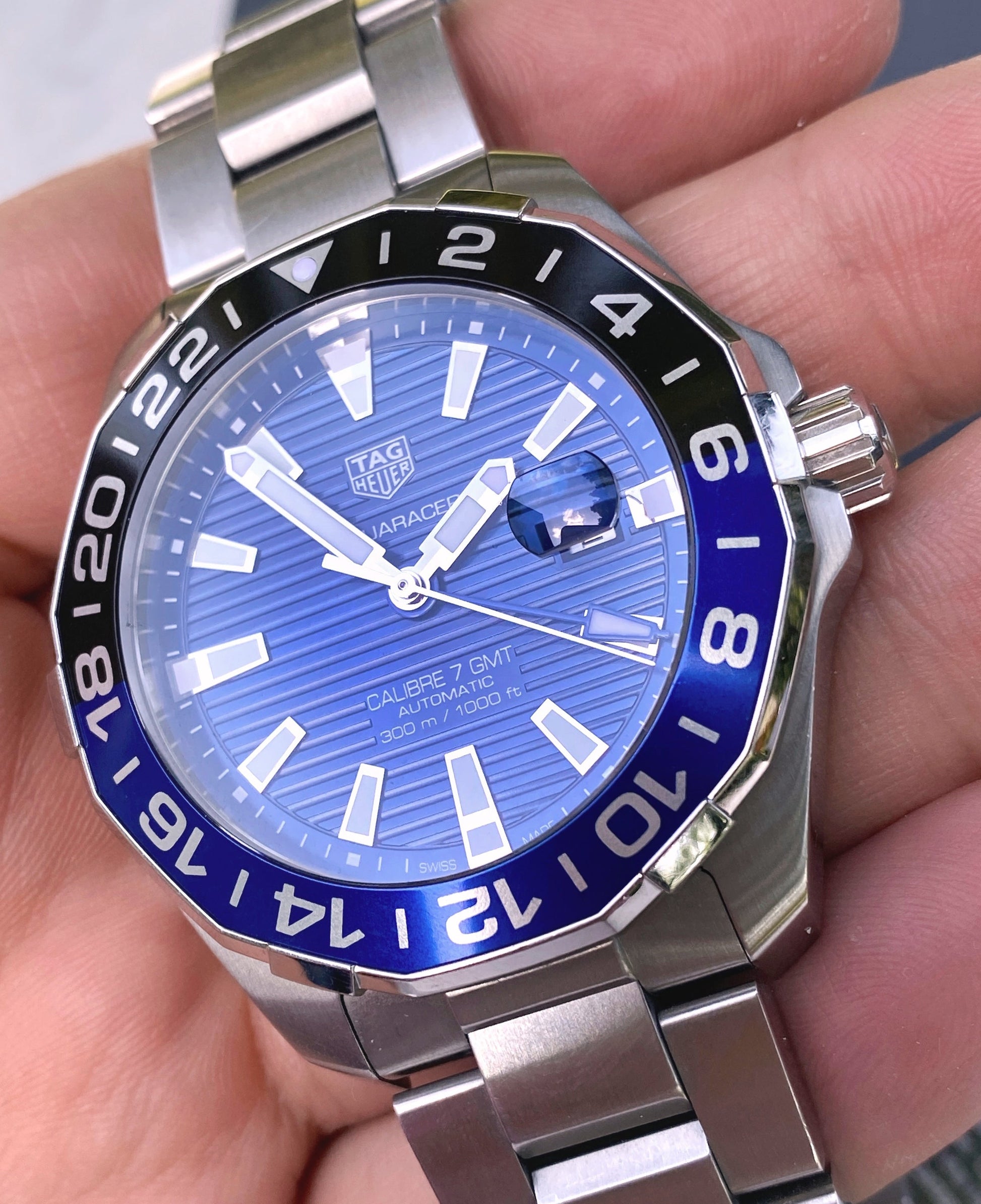  Shop Authentic Tag Heuer Aquaracer Blue Dial Watch for Men - WAY201T.BA0927 - Luxxuri