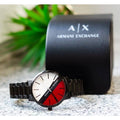 Shop Authentic Armani Exchange Cayde Multicolor Dial Black Steel Strap Watch For Men - AX2725 - Luxxuri