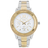  Shop Authentic Fossil Stella Sport Multifunction Silver Dial Two Tone Steel Strap Watch for Women - ES5107 - Luxxuri