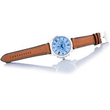  Shop Authentic Fossil Grant Chronograph Blue Dial Brown Leather Strap Watch for Men - FS5184 - Luxxuri