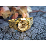 Shop Authentic Guess Continental Gold Dial Gold Steel Strap Watch For Men - GW0260G4 - Luxxuri