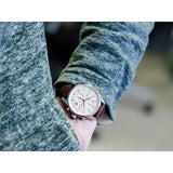  Shop Authentic Hugo Boss Jet White Dial Brown Leather Strap Watch for Men - 1513280 - Luxxuri