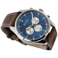  Shop Authentic Hugo Boss Pioneer Chronograph Blue Dial Brown Leather Strap Watch For Men - 1513709 - Luxxuri