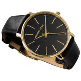  Shop Authentic Michael Kors Pyper Black Dial Black Leather Strap Watch For Women - MK2747 - Luxxuri
