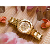  Shop Authentic Michael Kors Runway Three-Hand Gold Dial Gold Steel Strap Watch For Women - MK6911 - Luxxuri