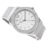  Shop Authentic Michael Kors Lennox Three-Hand Silver Dial Silver Steel Strap Watch For Women - MK7337 - Luxxuri