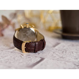  Shop Authentic Versace V-Ray Chronograph Quartz White Dial Brown Leather Strap Watch For Men - VE2I00221 - Luxxuri