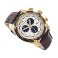  Shop Authentic Versace V-Ray Chronograph Quartz White Dial Brown Leather Strap Watch For Men - VE2I00221 - Luxxuri