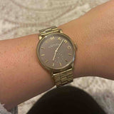  Shop Authentic Marc Jacobs Baker Grey Dial Gold Steel Strap Watch for Women - MBM3281 - Luxxuri