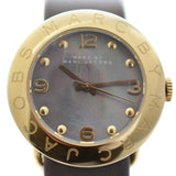  Shop Authentic Marc Jacobs Amy Grey Dial Grey Leather Strap Watch for Women - MBM1287 - Luxxuri