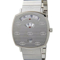 Gucci Grip Quartz Silver Dial Silver Steel Strap Watch For Women - YA157401