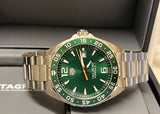 Shop Authentic Tag Heuer Formula 1 Quartz Green Dial Silver Steel Strap Watch for Men - WAZ1017.BA0842 - Luxxuri