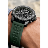  Shop Authentic Breitling Endurance Pro Black Dial Green Rubber Strap Watch for Men - X82310D31B1S1 - Luxxuri