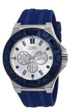  Shop Authentic Guess Force White Dial Blue Rubber Strap Watch For Men - W0674G4 - Luxxuri
