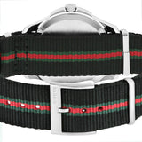  Shop Authentic Gucci G Timeless Analog Quartz Black Dial Black NATO Strap Watch For Men - YA126321 - Luxxuri