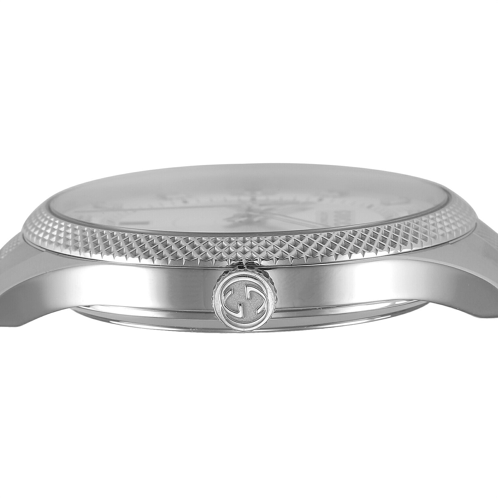  Shop Authentic Gucci G Timeless Eryx Silver Dial Silver Steel Strap Watch For Men - YA126339/40 - Luxxuri