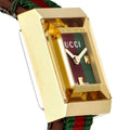  Shop Authentic Gucci G-Frame Multicolored Red and Green Dial Watch For Women - YA128527 - Luxxuri
