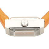  Shop Authentic Gucci G-Frame Square Mother of Pearl Orange Dial Orange Leather Strap Watch For Women - YA128532 - Luxxuri
